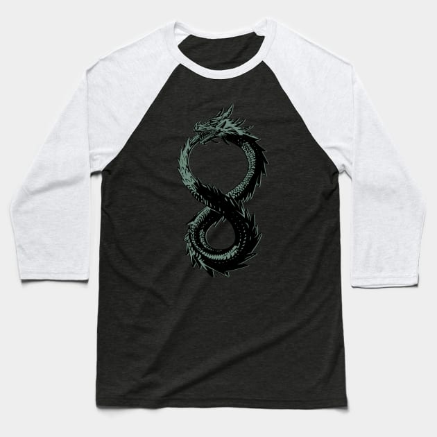 Altered Carbon - Ouroboros Baseball T-Shirt by Krobilad